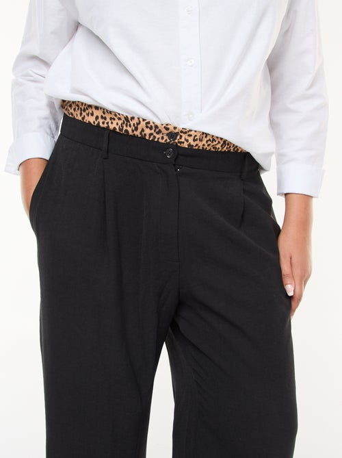 Pantaloni effetto slip leopardato - Kiabi