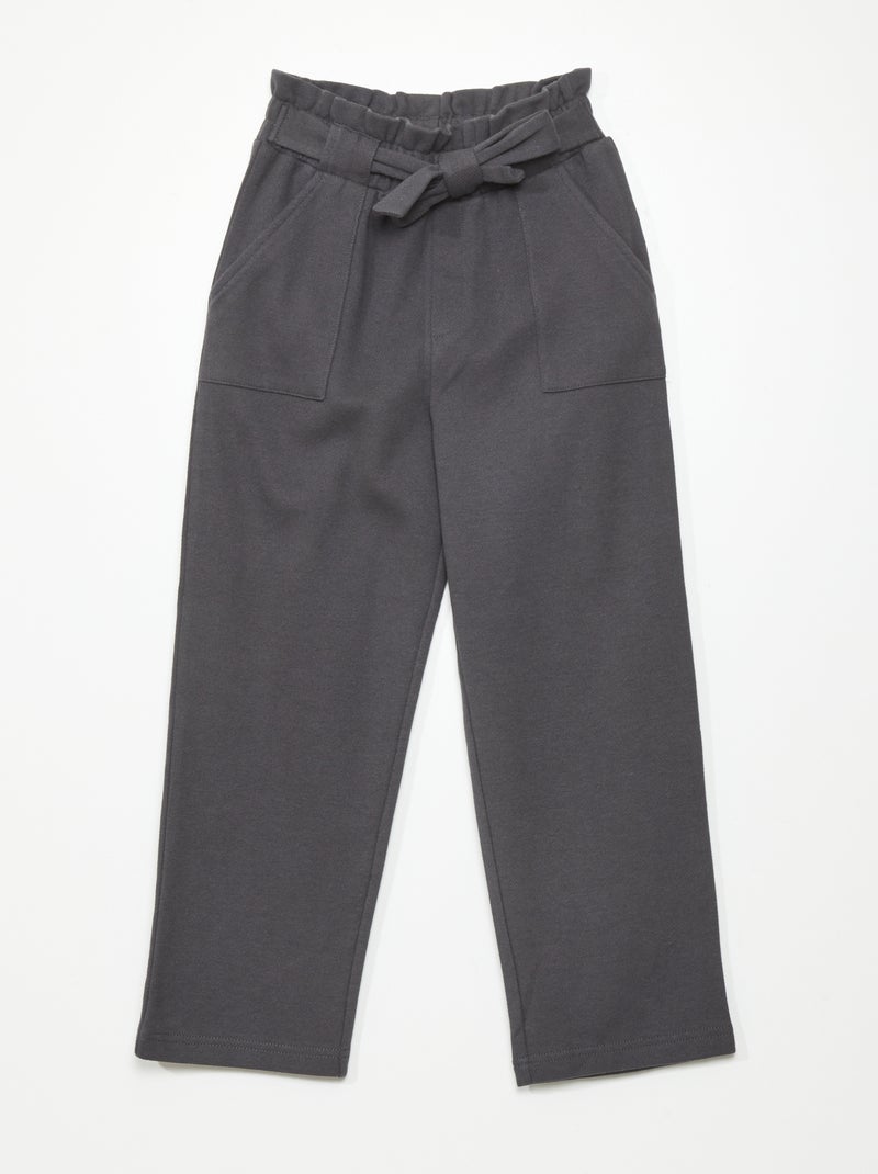 Pantaloni effetto twill NERO - Kiabi