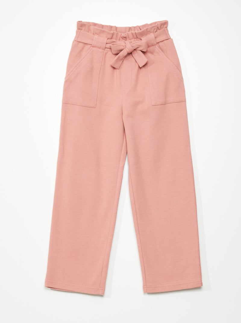 Pantaloni effetto twill ROSA - Kiabi