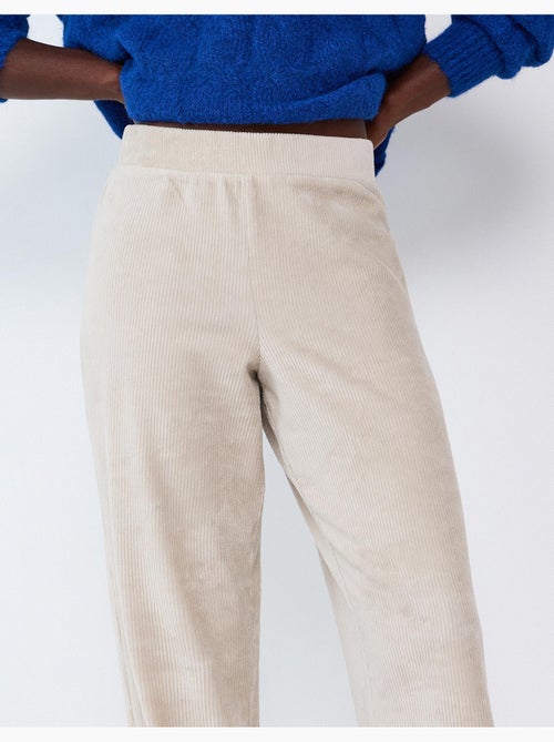 Pantaloni effetto velluto a coste, mo fashion - Kiabi