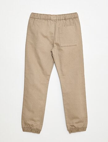 Pantaloni elasticizzati in cotone