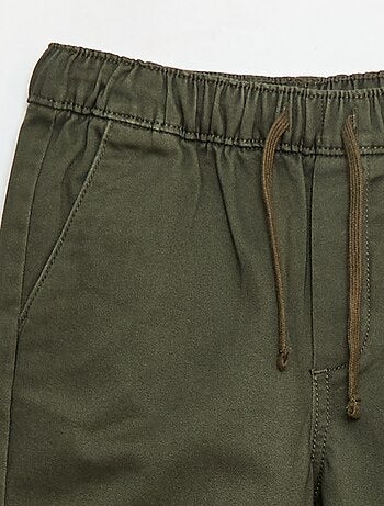 Pantaloni elasticizzati in cotone