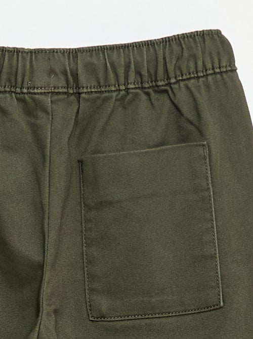 Pantaloni elasticizzati in cotone - Kiabi
