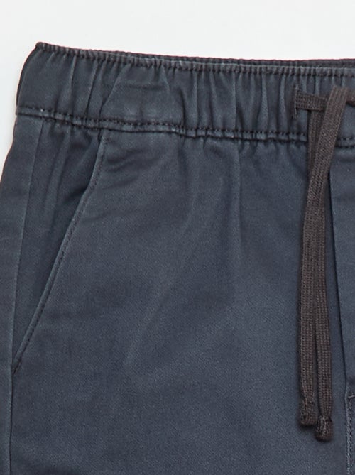 Pantaloni elasticizzati in cotone - Kiabi