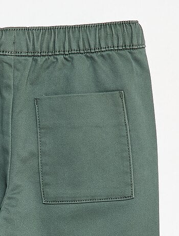 Pantaloni elasticizzati in cotone