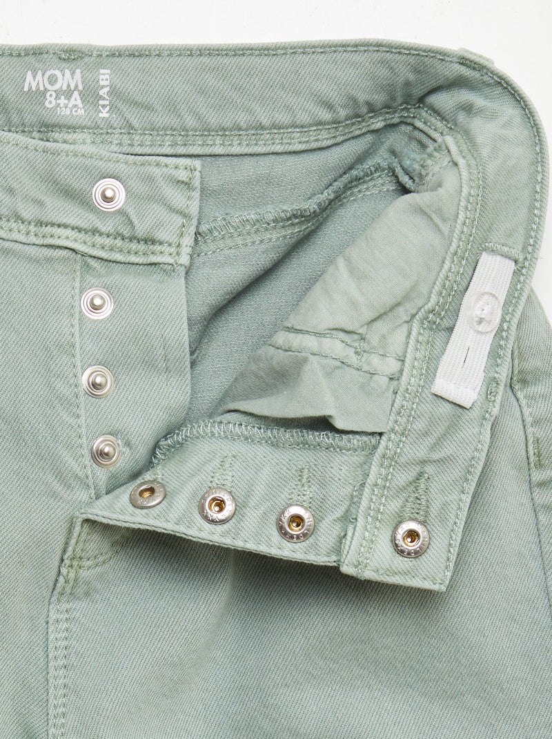Pantaloni en twill - Taglio + confortevole VERDE - Kiabi