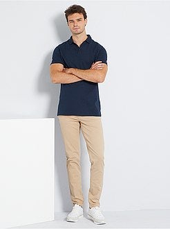 Taglie forti Uomo - Pantaloni fitted 5 tasche L36 + 1 m 90 - Kiabi