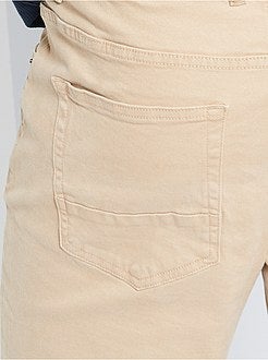 Taglie forti Uomo - Pantaloni fitted 5 tasche L36 + 1 m 90 - Kiabi