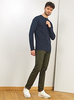 Uomini alti più di 190cm - Pantaloni fitted 5 tasche L36 + 1 m 90 - Kiabi