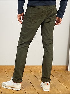 Uomini alti più di 190cm - Pantaloni fitted 5 tasche L36 + 1 m 90 - Kiabi