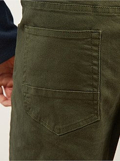 Uomini alti più di 190cm - Pantaloni fitted 5 tasche L36 + 1 m 90 - Kiabi