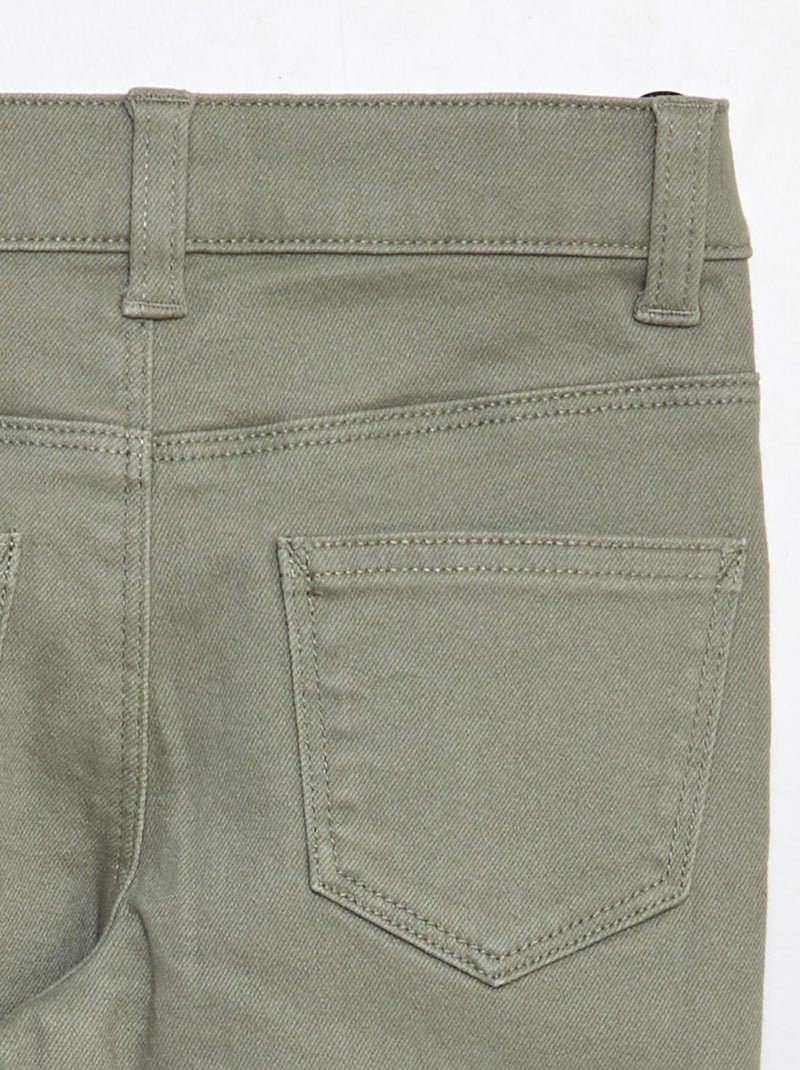 Pantaloni flare - Taglio + aderente VERDE - Kiabi