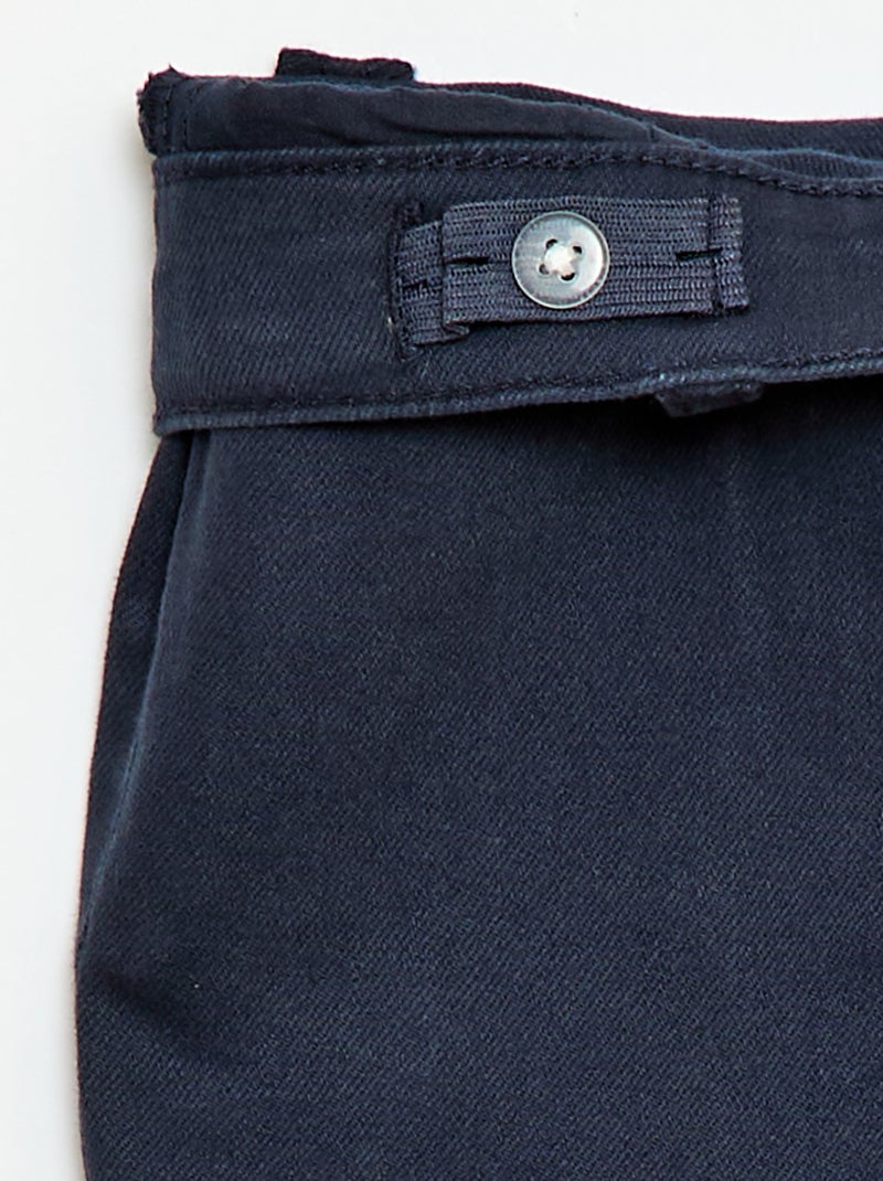 Pantaloni flare - Vestibilità più aderente Blu - Kiabi