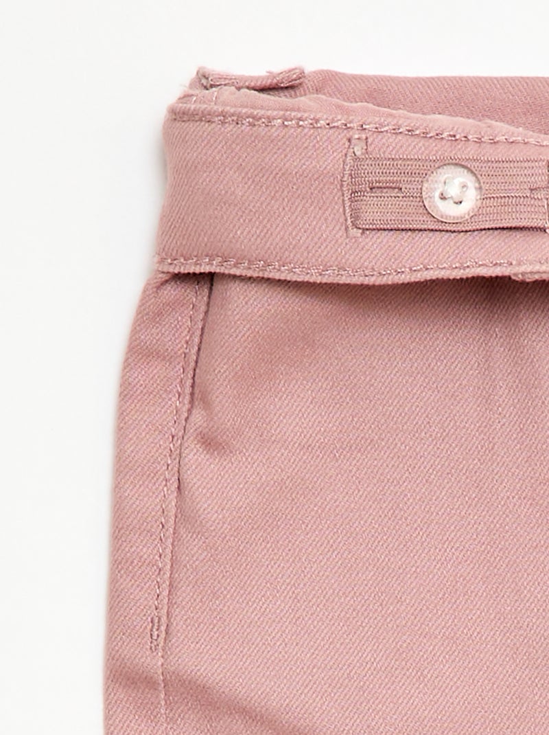 Pantaloni flare - Vestibilità più aderente Rosa - Kiabi