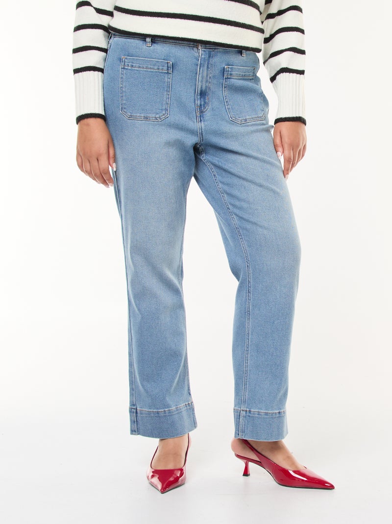 Pantaloni flare Blu - Kiabi