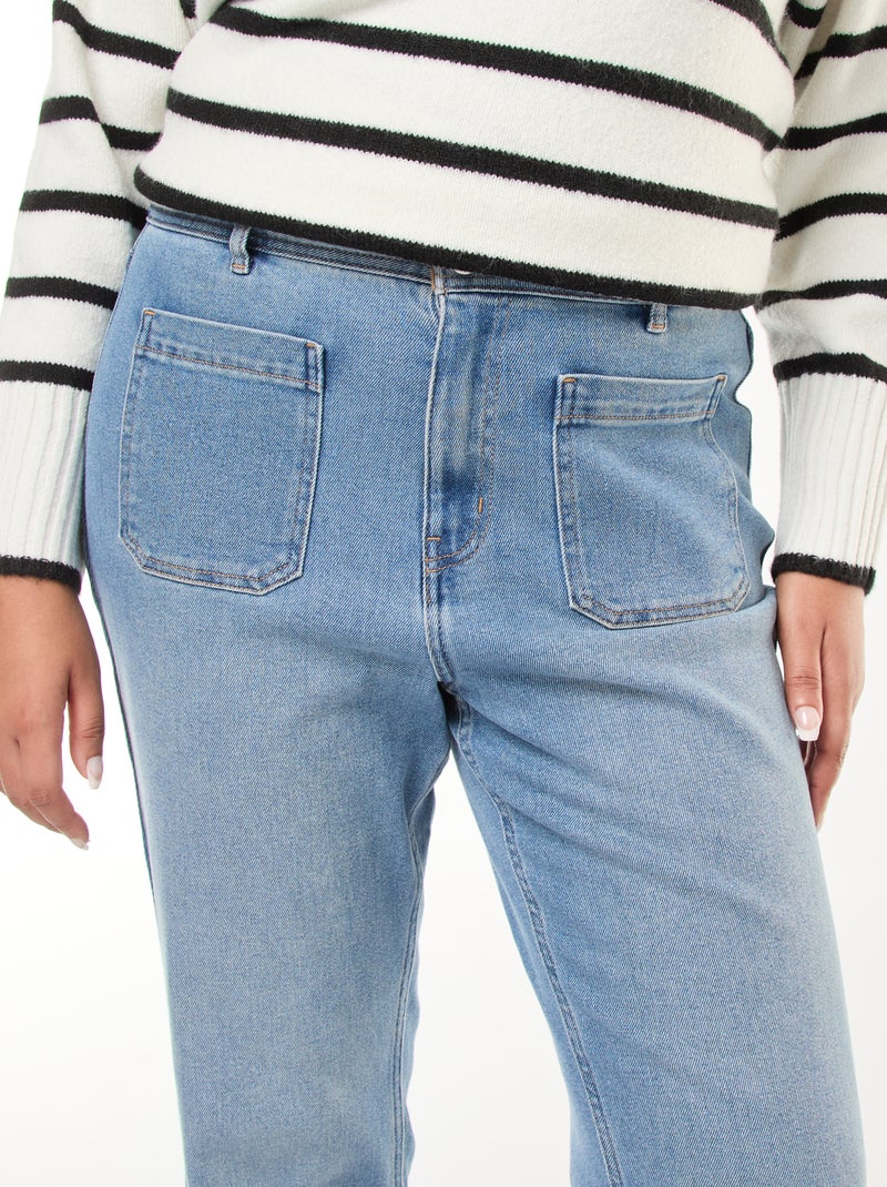 Pantaloni flare Blu - Kiabi