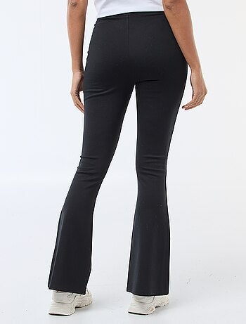 Pantaloni flare in maglia ultra-stretch