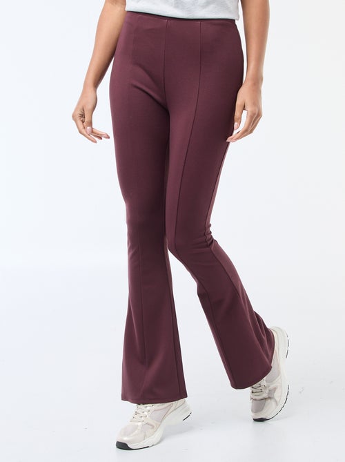 Pantaloni flare in maglia ultra-stretch - Kiabi Pantaloni flare in maglia ultra-stretch - Kiabi