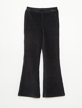 Pantaloni flare in velluto a coste