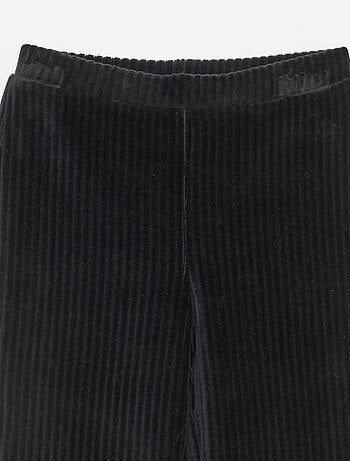 Pantaloni flare in velluto a coste