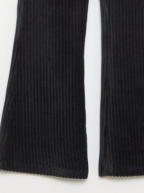 Pantaloni flare in velluto a coste - Kiabi