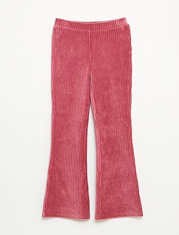 Pantaloni flare in velluto a coste