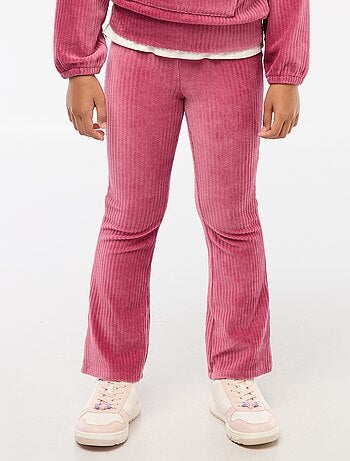 Pantaloni flare in velluto a coste