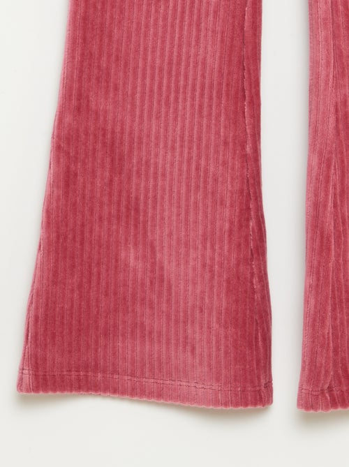 Pantaloni flare in velluto a coste - Kiabi
