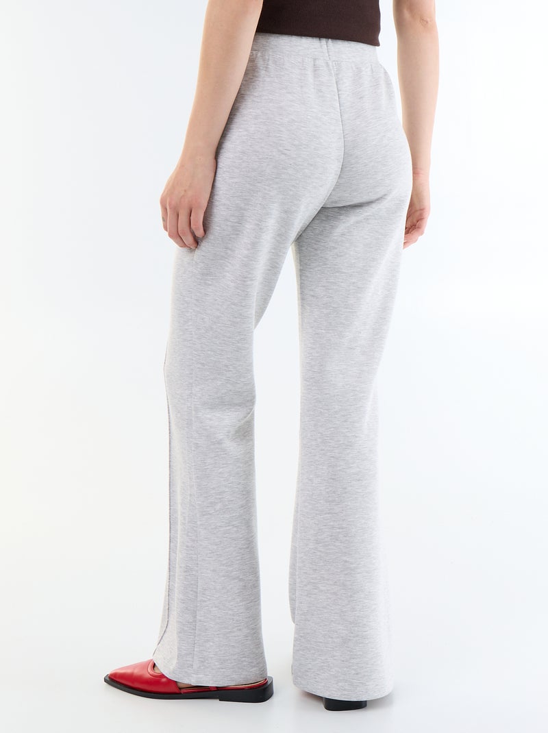 Pantaloni flare morbidi Grigio - Kiabi