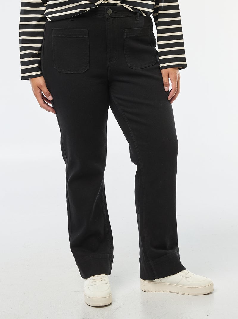 Pantaloni flare Nero - Kiabi