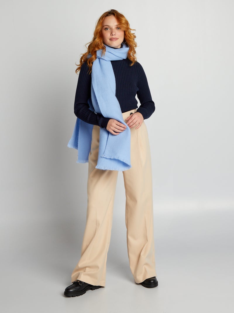 Pantaloni flare/bootcut in flanella grigio - Kiabi