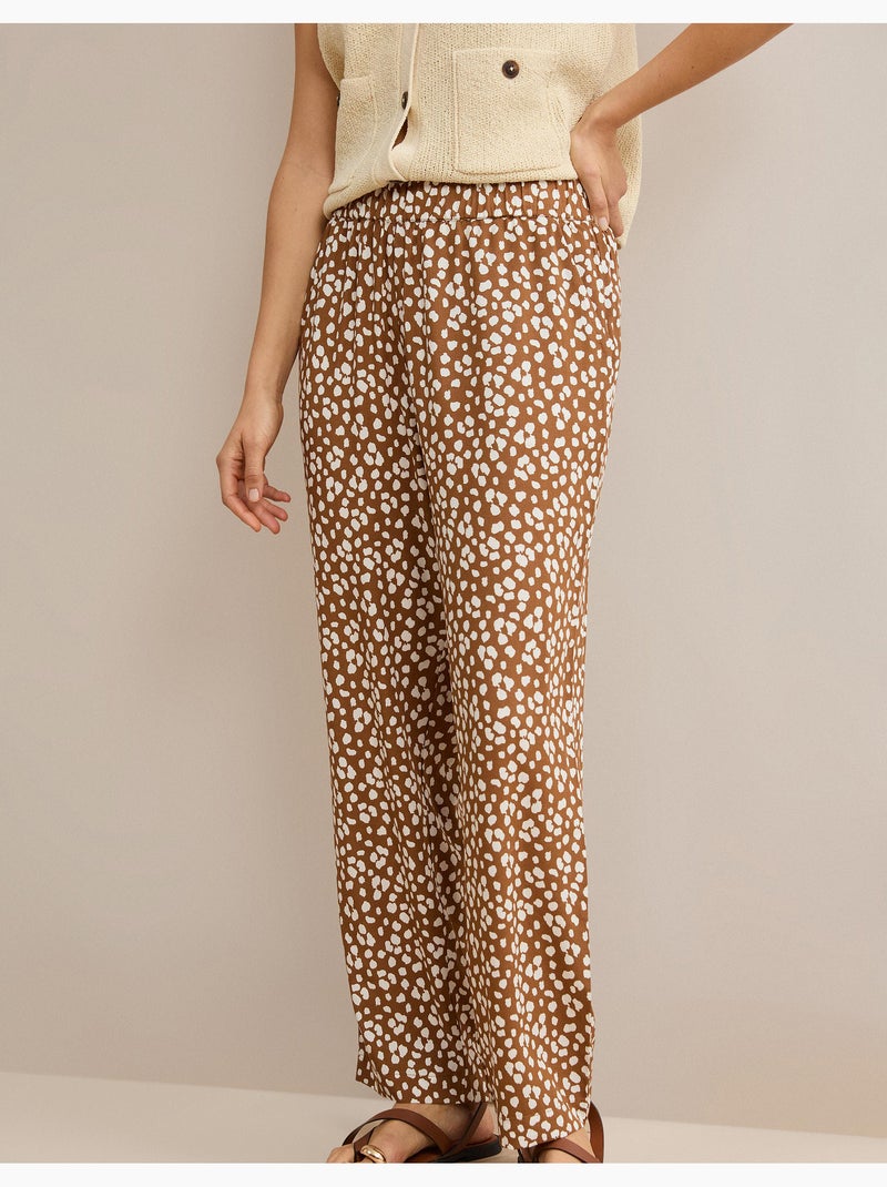 Pantaloni fluenti, mo fashion Beige - Kiabi