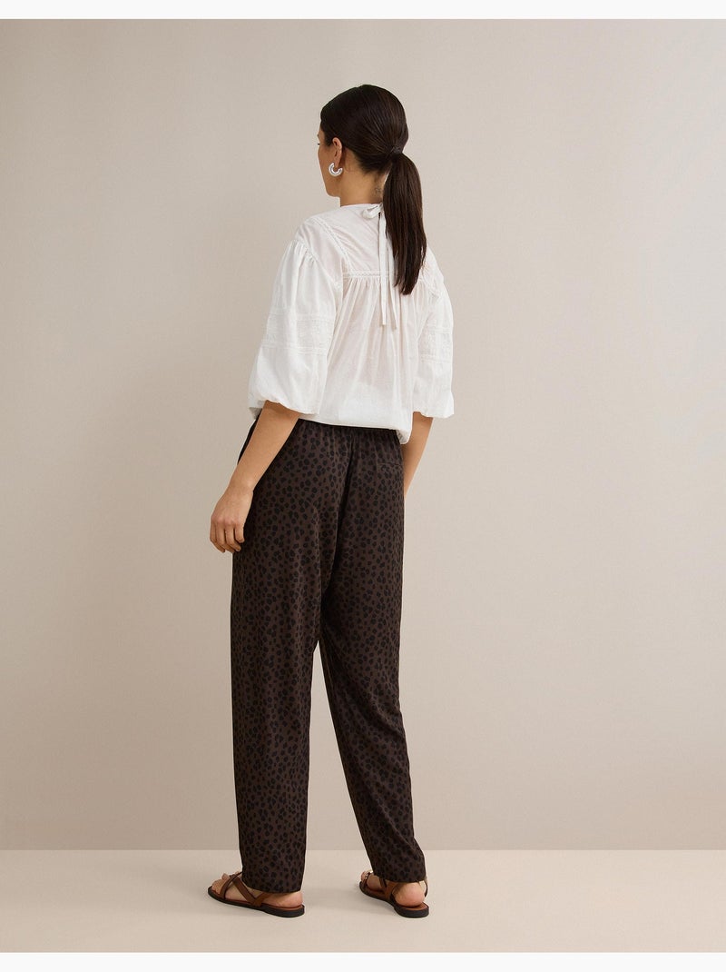 Pantaloni fluenti, mo fashion Marrone - Kiabi