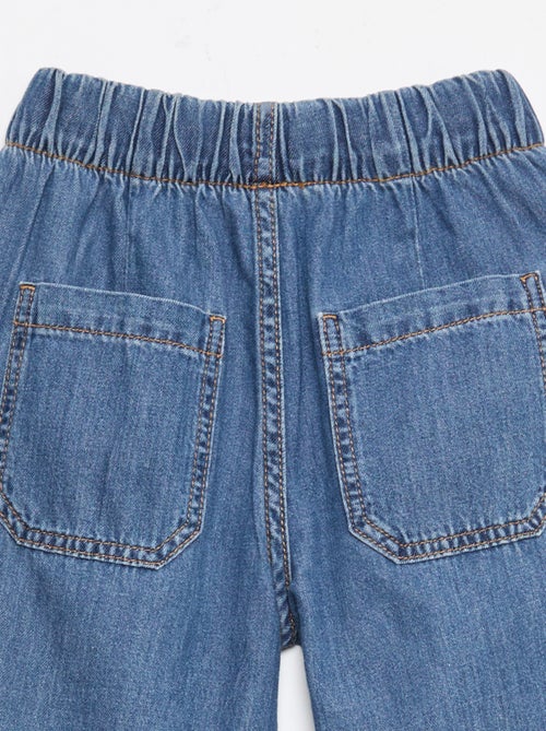 Pantaloni fluidi effetto jeans - Kiabi