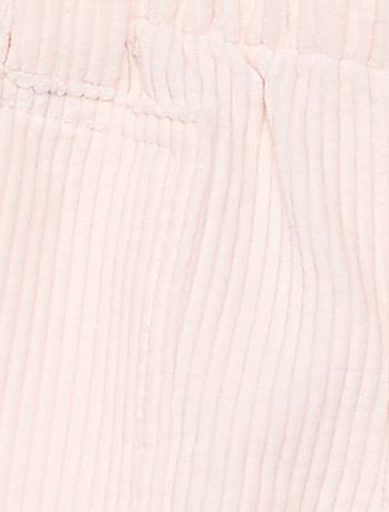 Pantaloni fluidi in velluto a coste - ROSA - Kiabi - 12.00€