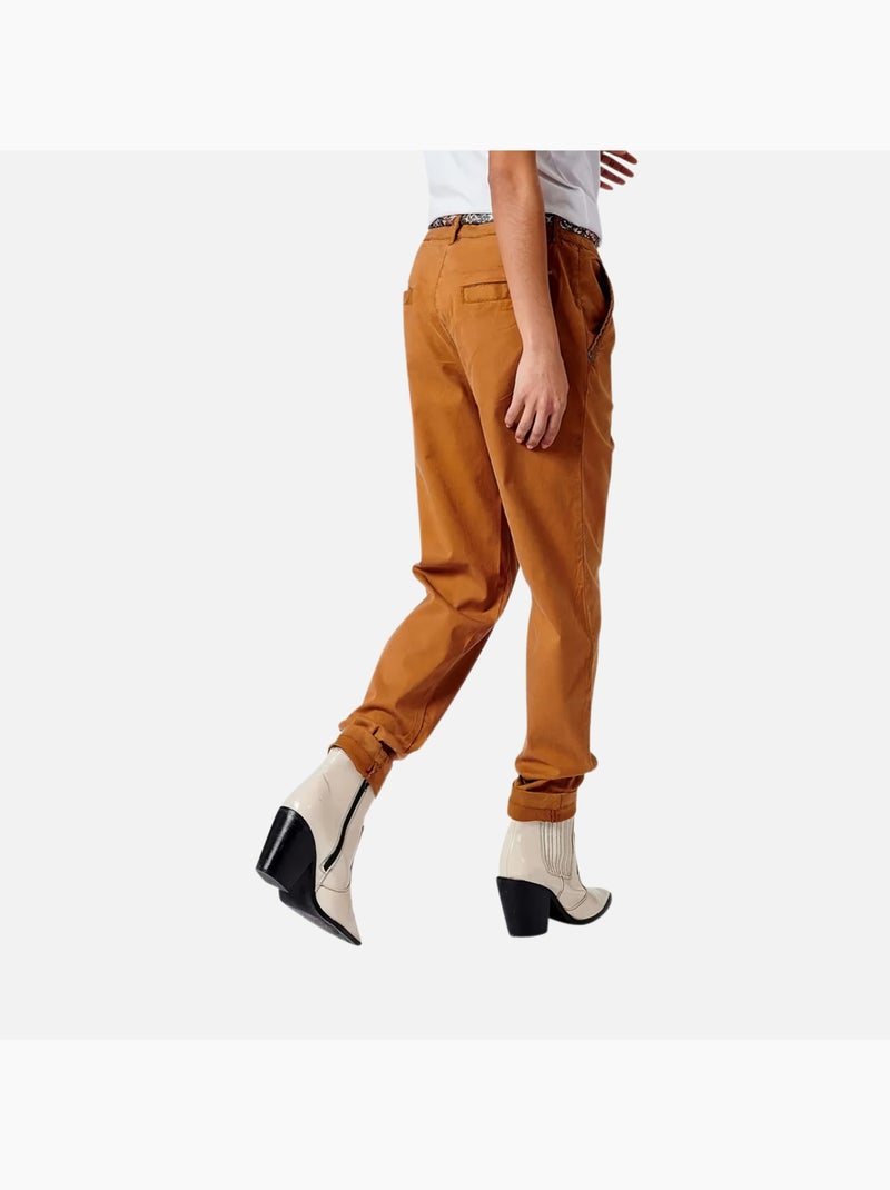 Pantaloni Fluido Donna Kaporal Marrone cappuccino - Kiabi