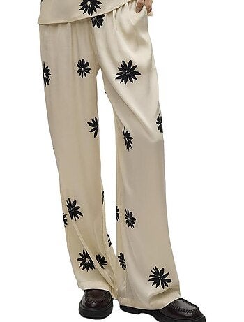 Pantaloni Fluido Donna Vero Moda in Raso