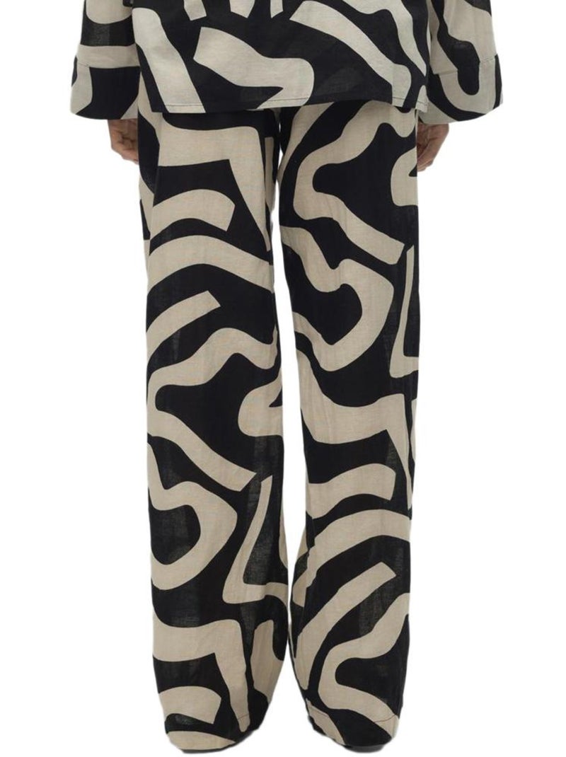 Pantaloni Fluido Donna Vero Moda Nero - Kiabi