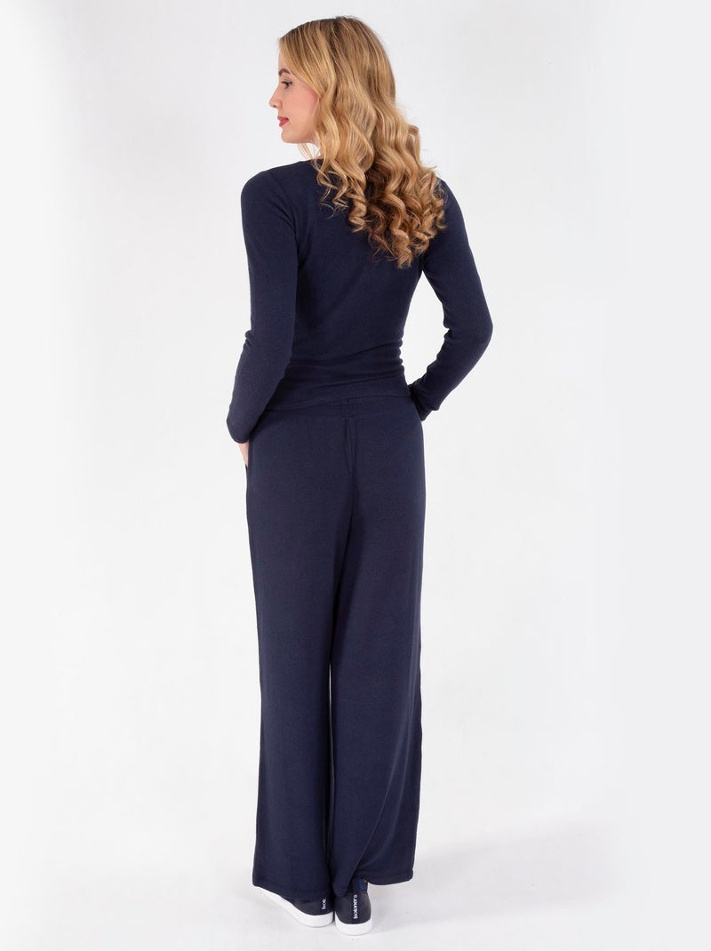 Pantaloni homewear donna Isotoner Blu marino - Kiabi