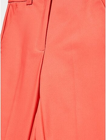 Pantaloni in cotone a vita alta a gamba dritta dilvin