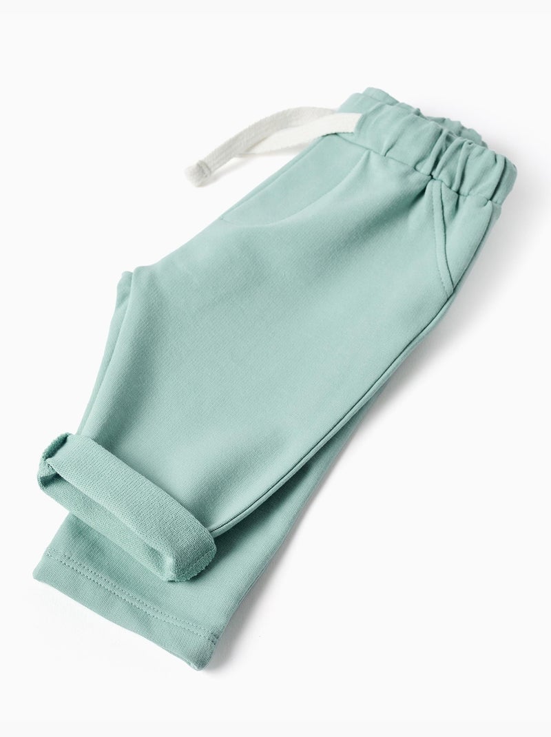Pantaloni in cotone con coulisse Verde chiaro - Kiabi