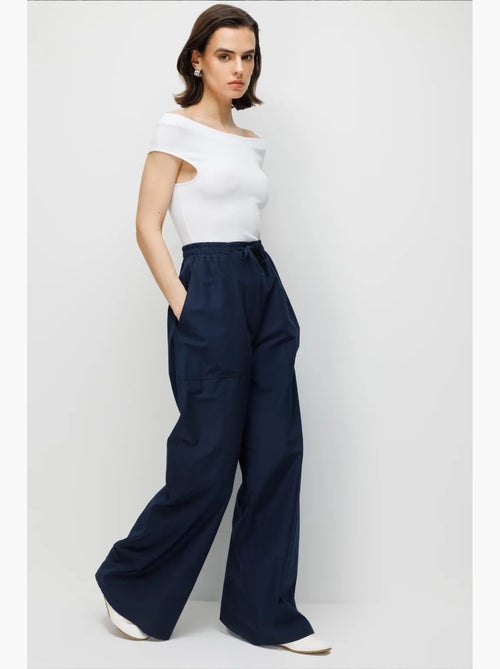 Pantaloni in cotone mixray - Kiabi Pantaloni in cotone mixray - Kiabi
