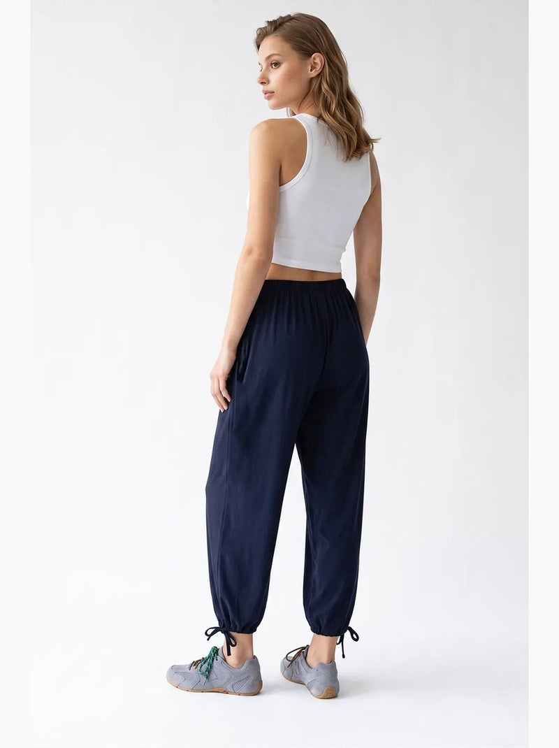 Pantaloni in cotone mixray Blu marino - Kiabi
