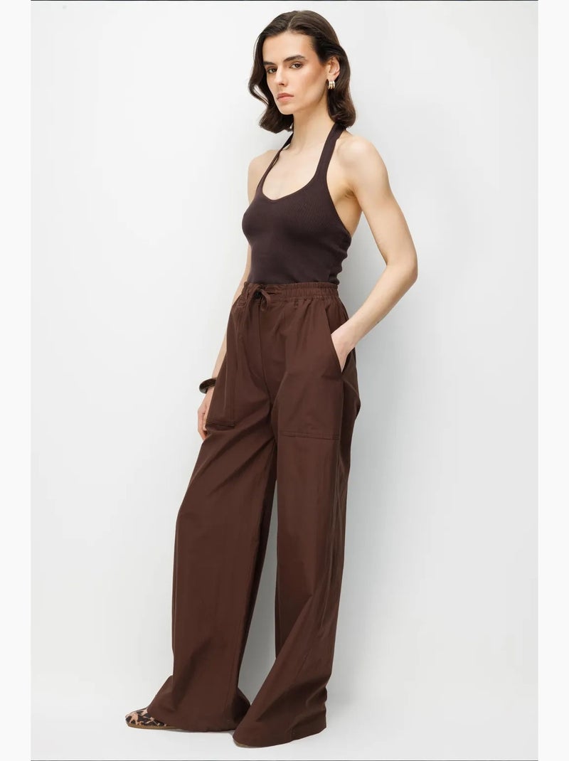 Pantaloni in cotone mixray Marrone cioccolato - Kiabi