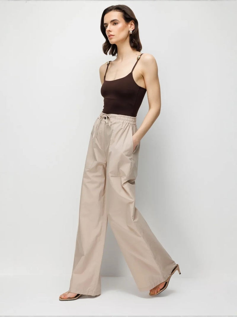 Pantaloni in cotone mixray Sabbia - Kiabi