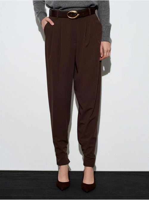 Pantaloni in crêpe a gamba ampia a vita alta da donna dilvin - Kiabi Pantaloni in crêpe a gamba ampia a vita alta da donna dilvin - Kiabi