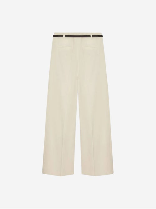 Pantaloni in crêpe a gamba ampia con cintura da donna dilvin - Kiabi Pantaloni in crêpe a gamba ampia con cintura da donna dilvin - Kiabi