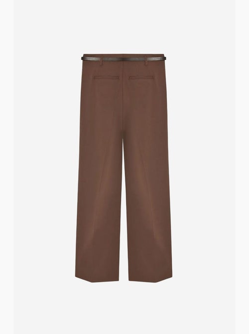Pantaloni in crêpe a gamba ampia con cintura da donna dilvin - Kiabi Pantaloni in crêpe a gamba ampia con cintura da donna dilvin - Kiabi