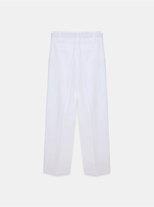 Pantaloni in crêpe a gamba ampia con cintura dilvin - Kiabi Pantaloni in crêpe a gamba ampia con cintura dilvin - Kiabi