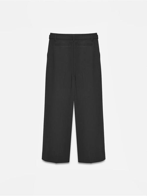 Pantaloni in crêpe a gamba ampia con cintura dilvin - Kiabi Pantaloni in crêpe a gamba ampia con cintura dilvin - Kiabi